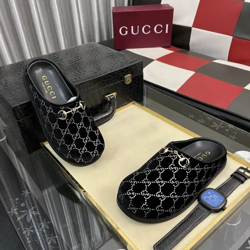 Cheap Gucci Slippers For Men #1416716 Replica Wholesale [$88.00 USD] [ITEM#1416716] on Replica Gucci Slippers