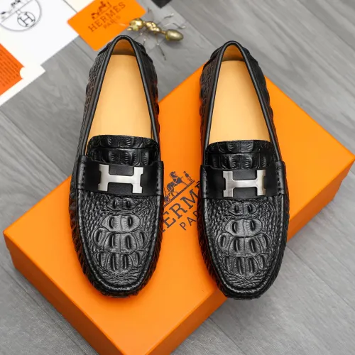 Cheap Hermes Leather Shoes For Men #1416930 Replica Wholesale [$76.00 USD] [ITEM#1416930] on Replica Hermes Leather Shoes