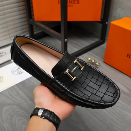 Cheap Hermes Leather Shoes For Men #1416938 Replica Wholesale [$76.00 USD] [ITEM#1416938] on Replica Hermes Leather Shoes