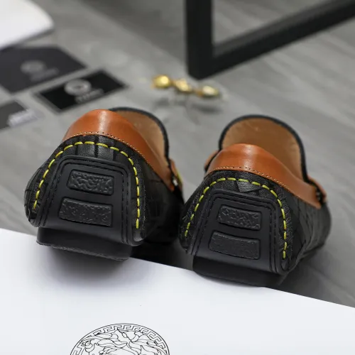 Cheap Versace Leather Shoes For Men #1416940 Replica Wholesale [$76.00 USD] [ITEM#1416940] on Replica Versace Leather Shoes