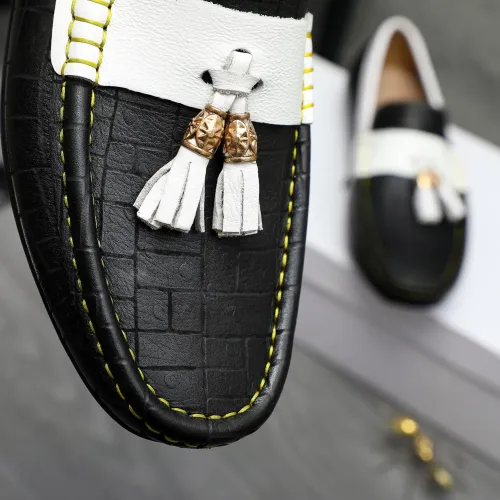 Cheap Versace Leather Shoes For Men #1416941 Replica Wholesale [$76.00 USD] [ITEM#1416941] on Replica Versace Leather Shoes