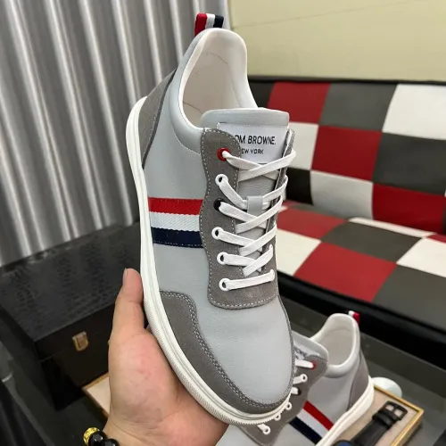 Cheap Thom Browne TB High Tops Shoes For Men #1416957 Replica Wholesale [$76.00 USD] [ITEM#1416957] on Replica Thom Browne TB High Tops Shoes