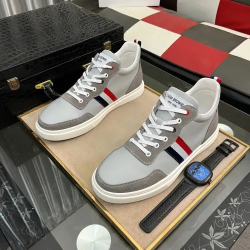 Cheap Thom Browne TB High Tops Shoes For Men #1416957 Replica Wholesale [$76.00 USD] [ITEM#1416957] on Replica Thom Browne TB High Tops Shoes
