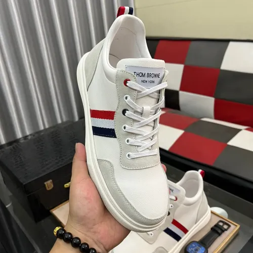 Cheap Thom Browne TB High Tops Shoes For Men #1416958 Replica Wholesale [$76.00 USD] [ITEM#1416958] on Replica Thom Browne TB High Tops Shoes