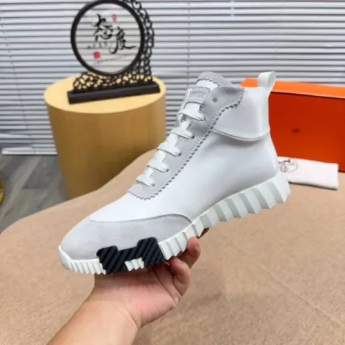 Cheap Hermes High Tops Shoes For Men #1416996 Replica Wholesale [$80.00 USD] [ITEM#1416996] on Replica Hermes High Tops Shoes