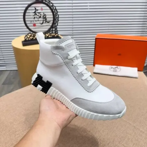 Cheap Hermes High Tops Shoes For Men #1416996 Replica Wholesale [$80.00 USD] [ITEM#1416996] on Replica Hermes High Tops Shoes