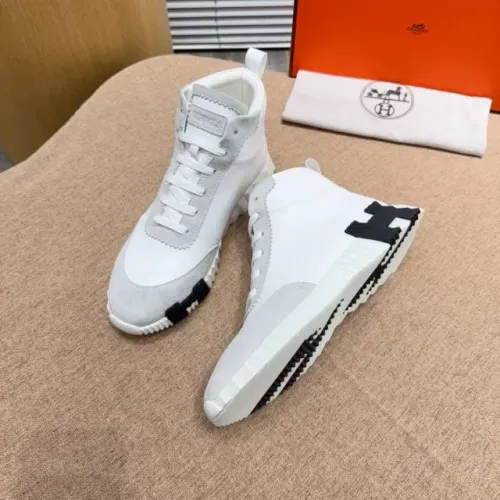 Cheap Hermes High Tops Shoes For Men #1416996 Replica Wholesale [$80.00 USD] [ITEM#1416996] on Replica Hermes High Tops Shoes