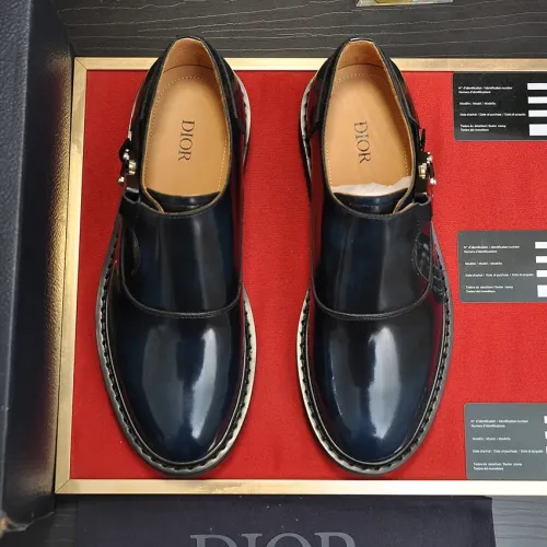 Cheap Christian Dior Leather Shoes For Men #1417127 Replica Wholesale [$105.00 USD] [ITEM#1417127] on Replica Christian Dior Leather Shoes