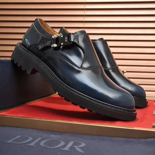 Cheap Christian Dior Leather Shoes For Men #1417127 Replica Wholesale [$105.00 USD] [ITEM#1417127] on Replica Christian Dior Leather Shoes