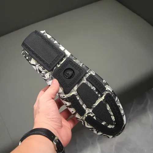 Cheap Versace Leather Shoes For Men #1417131 Replica Wholesale [$76.00 USD] [ITEM#1417131] on Replica Versace Leather Shoes