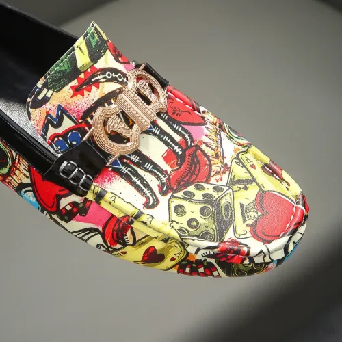 Cheap Versace Leather Shoes For Men #1417132 Replica Wholesale [$76.00 USD] [ITEM#1417132] on Replica Versace Leather Shoes