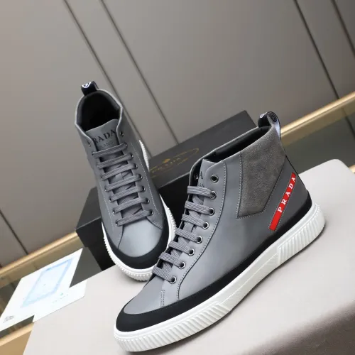 Prada High Top Shoes For Men #1417143
