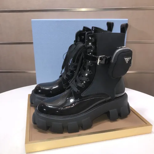 Cheap Prada Boots For Men #1417158 Replica Wholesale [$125.00 USD] [ITEM#1417158] on Replica Prada Boots