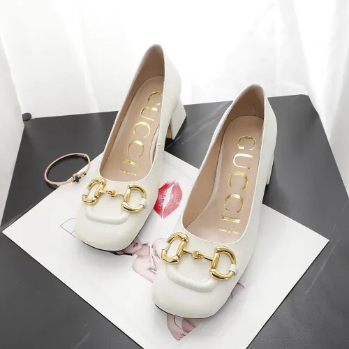 Cheap Gucci High-Heeled Shoes For Women #1417417 Replica Wholesale [$82.00 USD] [ITEM#1417417] on Replica Gucci High-Heeled Shoes