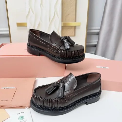 MIU MIU Leather Shoes For Women #1417426