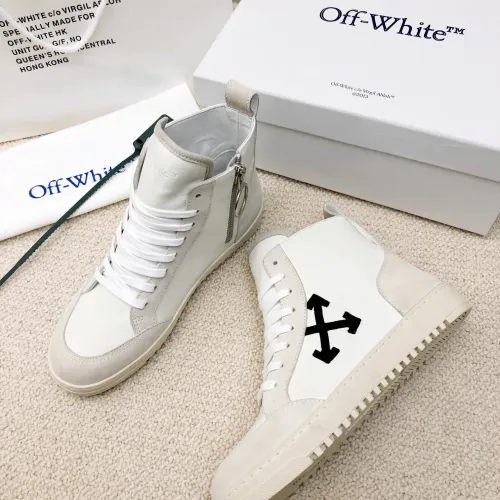 Cheap Off-White High Tops Shoes For Women #1417454 Replica Wholesale [$96.00 USD] [ITEM#1417454] on Replica Off-White High Tops Shoes