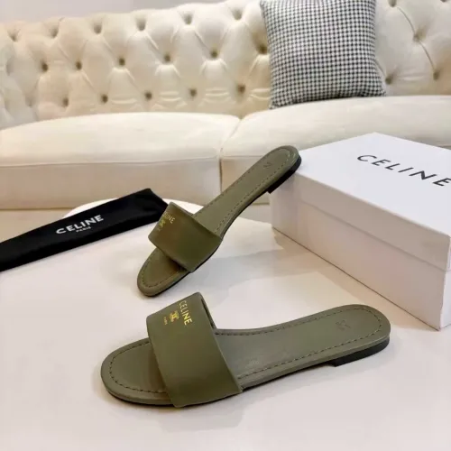 Cheap Celine Slippers For Women #1417468 Replica Wholesale [$82.00 USD] [ITEM#1417468] on Replica Celine Slippers