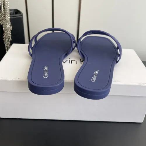 Cheap Calvin Klein CK Slippers For Women #1417481 Replica Wholesale [$64.00 USD] [ITEM#1417481] on Replica Calvin Klein CK Slippers