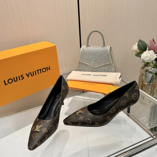 Cheap Louis Vuitton High-Heeled Shoes For Women #1417555 Replica Wholesale [$118.00 USD] [ITEM#1417555] on Replica Louis Vuitton High-Heeled Shoes