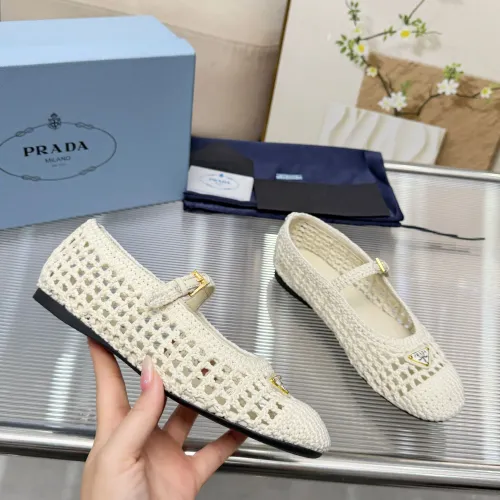 Cheap Prada Flat Shoes For Women #1417564 Replica Wholesale [$122.00 USD] [ITEM#1417564] on Replica Prada Flat Shoes