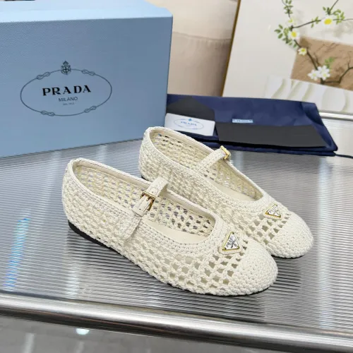 Cheap Prada Flat Shoes For Women #1417564 Replica Wholesale [$122.00 USD] [ITEM#1417564] on Replica Prada Flat Shoes