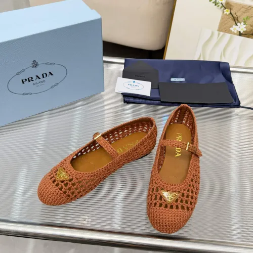 Cheap Prada Flat Shoes For Women #1417565 Replica Wholesale [$122.00 USD] [ITEM#1417565] on Replica Prada Flat Shoes