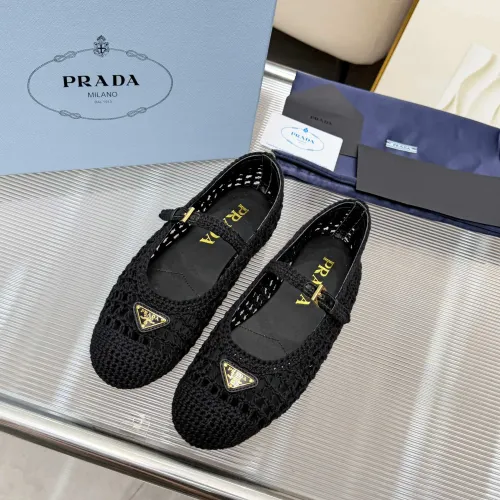 Cheap Prada Flat Shoes For Women #1417566 Replica Wholesale [$122.00 USD] [ITEM#1417566] on Replica Prada Flat Shoes