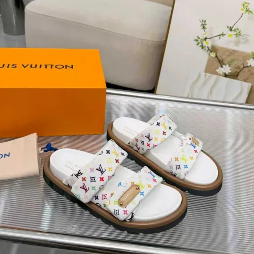 Cheap Louis Vuitton Slippers For Women #1417570 Replica Wholesale [$76.00 USD] [ITEM#1417570] on Replica Louis Vuitton Slippers