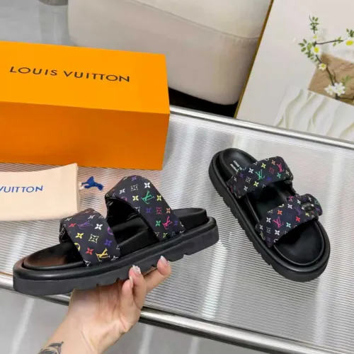 Cheap Louis Vuitton Slippers For Women #1417571 Replica Wholesale [$76.00 USD] [ITEM#1417571] on Replica Louis Vuitton Slippers