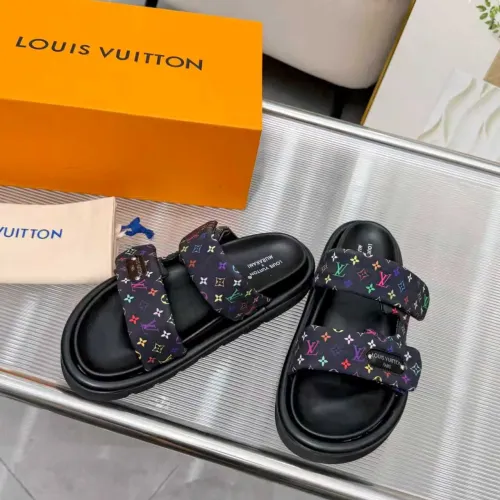 Cheap Louis Vuitton Slippers For Women #1417571 Replica Wholesale [$76.00 USD] [ITEM#1417571] on Replica Louis Vuitton Slippers