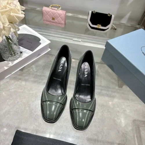 Cheap Prada High-heeled Shoes For Women #1417578 Replica Wholesale [$105.00 USD] [ITEM#1417578] on Replica Prada High-heeled Shoes