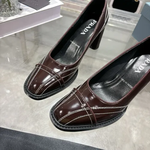 Cheap Prada High-heeled Shoes For Women #1417579 Replica Wholesale [$105.00 USD] [ITEM#1417579] on Replica Prada High-heeled Shoes
