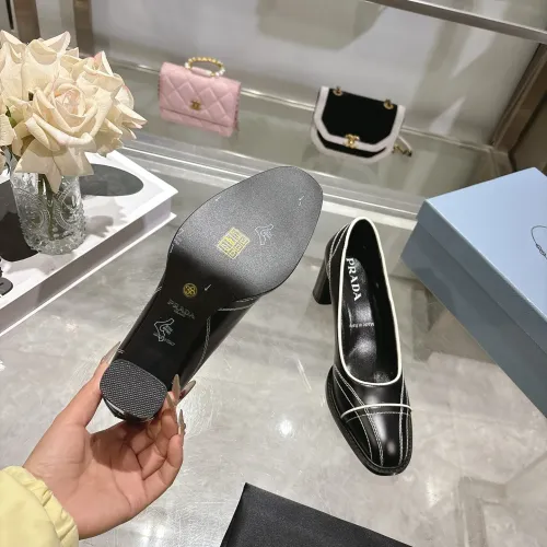 Cheap Prada High-heeled Shoes For Women #1417580 Replica Wholesale [$105.00 USD] [ITEM#1417580] on Replica Prada High-heeled Shoes