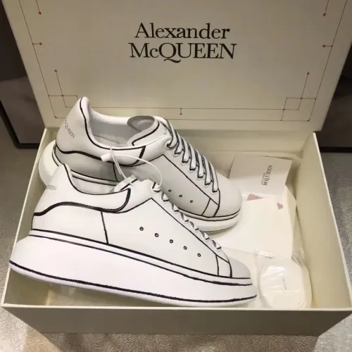 Cheap Alexander McQueen Casual Shoes For Women #1417583 Replica Wholesale [$100.00 USD] [ITEM#1417583] on Replica Alexander McQueen Casual Shoes