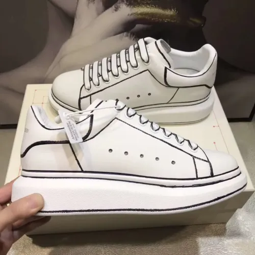 Cheap Alexander McQueen Casual Shoes For Women #1417583 Replica Wholesale [$100.00 USD] [ITEM#1417583] on Replica Alexander McQueen Casual Shoes