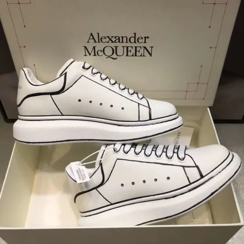 Cheap Alexander McQueen Casual Shoes For Men #1417585 Replica Wholesale [$100.00 USD] [ITEM#1417585] on Replica Alexander McQueen Casual Shoes