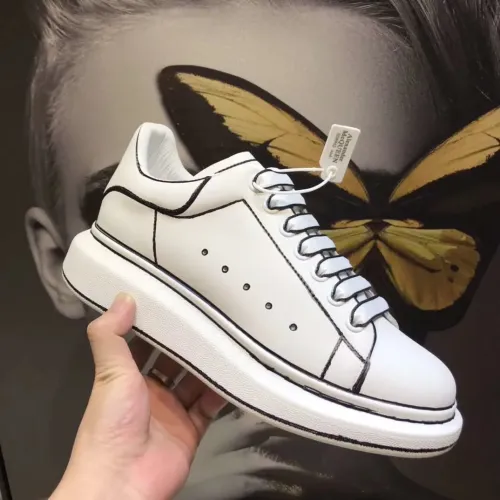 Cheap Alexander McQueen Casual Shoes For Men #1417585 Replica Wholesale [$100.00 USD] [ITEM#1417585] on Replica Alexander McQueen Casual Shoes