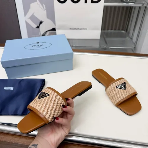 Cheap Prada Slippers For Women #1417593 Replica Wholesale [$82.00 USD] [ITEM#1417593] on Replica Prada Slippers