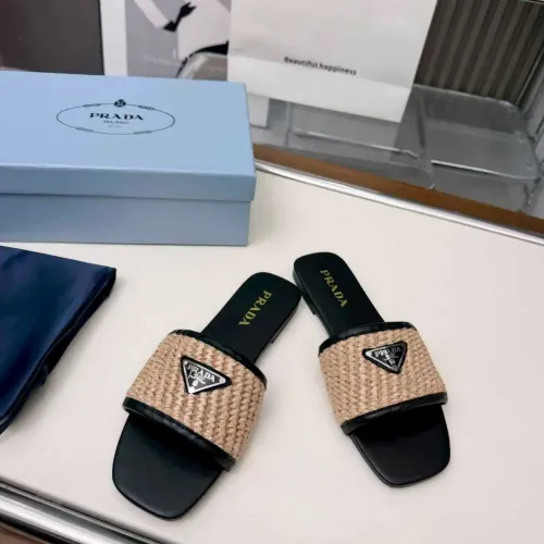 Cheap Prada Slippers For Women #1417596 Replica Wholesale [$82.00 USD] [ITEM#1417596] on Replica Prada Slippers