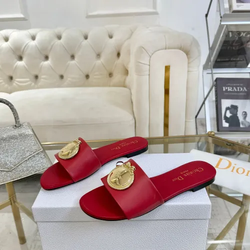 Cheap Christian Dior Slippers For Women #1417610 Replica Wholesale [$82.00 USD] [ITEM#1417610] on Replica Christian Dior Slippers