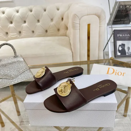 Cheap Christian Dior Slippers For Women #1417611 Replica Wholesale [$82.00 USD] [ITEM#1417611] on Replica Christian Dior Slippers