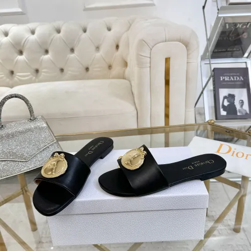 Cheap Christian Dior Slippers For Women #1417614 Replica Wholesale [$82.00 USD] [ITEM#1417614] on Replica Christian Dior Slippers