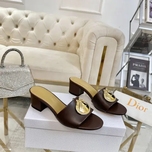 Cheap Christian Dior Slippers For Women #1417624 Replica Wholesale [$85.00 USD] [ITEM#1417624] on Replica Christian Dior Slippers