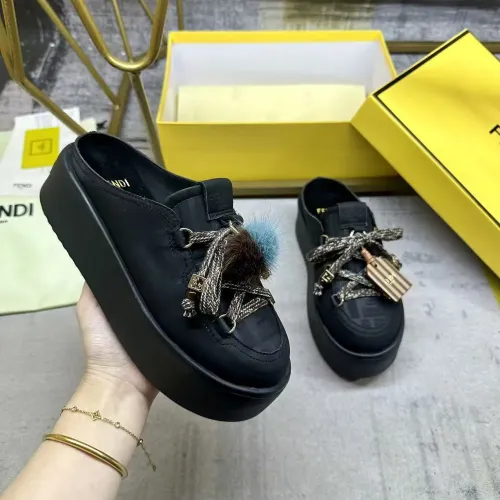Cheap Fendi Slippers For Women #1417646 Replica Wholesale [$98.00 USD] [ITEM#1417646] on Replica Fendi Slippers