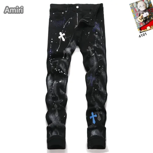 Cheap Amiri Jeans For Men #1417672 Replica Wholesale [$48.00 USD] [ITEM#1417672] on Replica Amiri Jeans