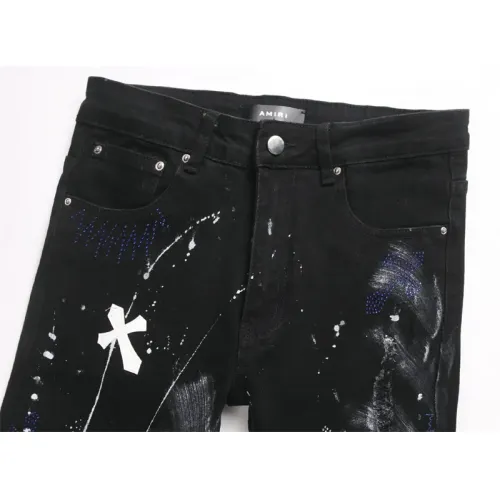 Cheap Amiri Jeans For Men #1417672 Replica Wholesale [$48.00 USD] [ITEM#1417672] on Replica Amiri Jeans