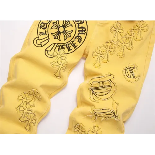 Cheap Chrome Hearts Jeans For Men #1417706 Replica Wholesale [$48.00 USD] [ITEM#1417706] on Replica Chrome Hearts Jeans