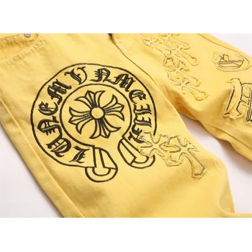Cheap Chrome Hearts Jeans For Men #1417706 Replica Wholesale [$48.00 USD] [ITEM#1417706] on Replica Chrome Hearts Jeans