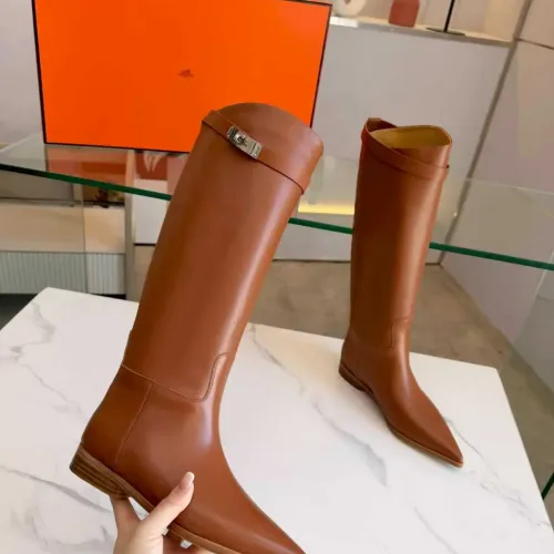 Cheap Hermes Boots For Women #1417710 Replica Wholesale [$200.00 USD] [ITEM#1417710] on Replica Hermes Boots