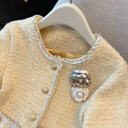 Cheap Chanel Coats Long Sleeved For Women #1417737 Replica Wholesale [$82.00 USD] [ITEM#1417737] on Replica Chanel Coats